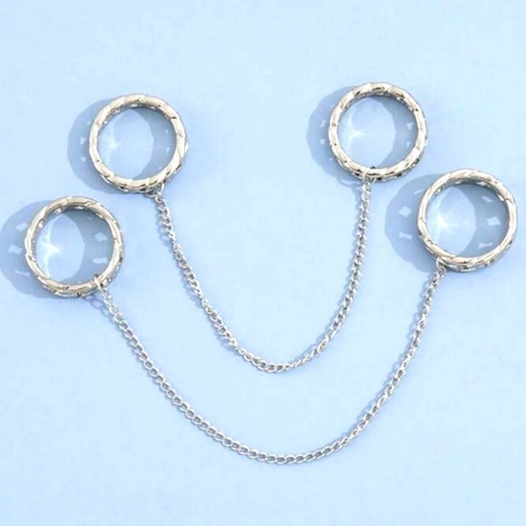 ‼️NEW IN‼️Chain Link Ring Set+Gift Box - Picture 3 of 9